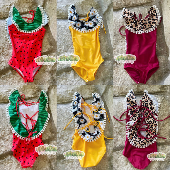 Flutter Back Swim Suits