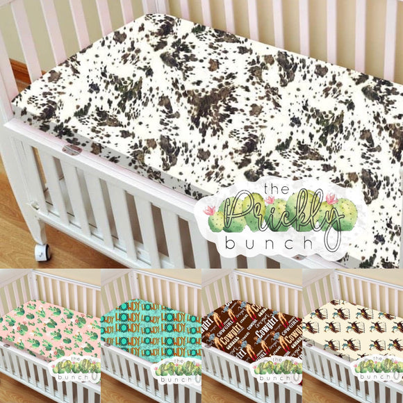 Cowbabe Crib Sheets