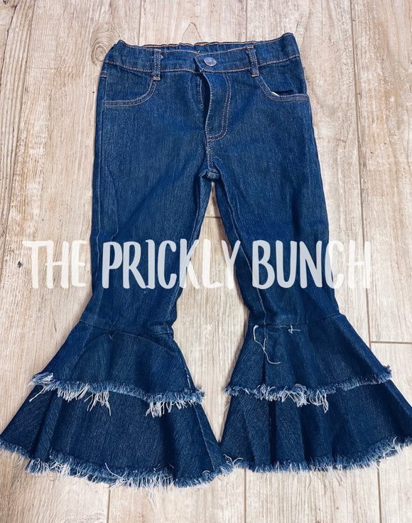 Dark Wash Denim Bells