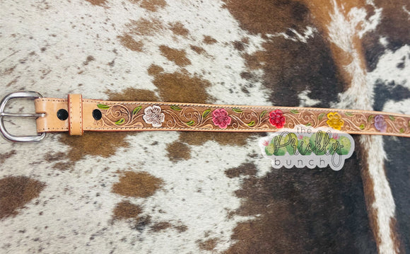 Painted Floral Belt