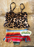 Leopard Sunset Swim Suit (2 Pieces)