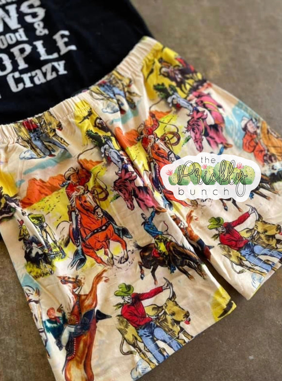 Western Boys Shorts