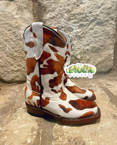 Betsy Brown Cowprint Boots