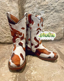 Betsy Brown Cowprint Boots