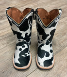 Elsie Black Cowprint Boots