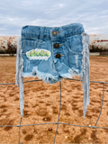 Rhinestone Cowgirl Denim Shorts